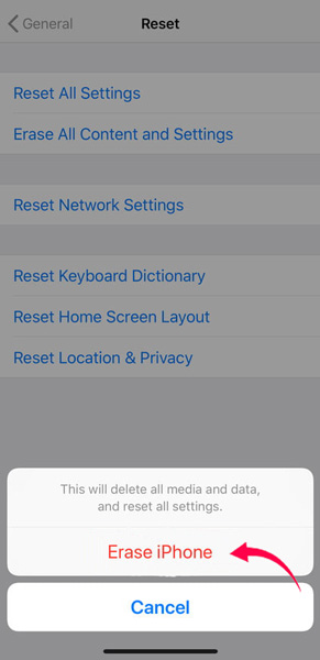 How to factory-reset an iPhone: Erase iPhone